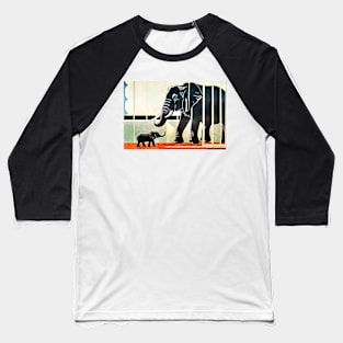 Elephant Baseball T-Shirt